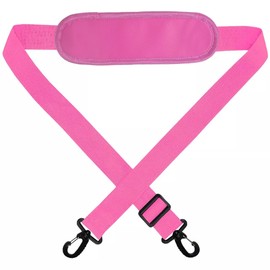 Adjustable Padded Shoulder Bag Strap Belt Laptop Briefcase Handbag Travel Gym (Pink)