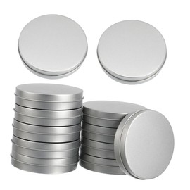 KICHOUSE 12pcs Korean Candy Game Box Round Tin Jars With Lids For DIY Candy Game Sugar Cookie Mold Empty Metal Containers For Candies Cosmetic
