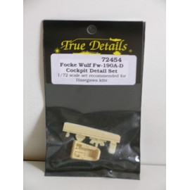 True Details---1/72 Scale Fw 190A-D Cockpit Detail Set---Resin Plastic