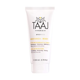 TAAJ | Shea regenerating treatment - ABHYANGA | Nourishing, protective and firming treatment for dry skin | Provides comfort and softness | Protects against dryness | Vegan | 200 ml