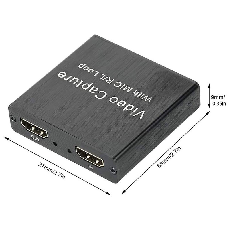 CARYWON Capturadora de Video HDMI, 4K HDMI a USB 3.0