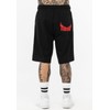 Tapout Men's Shorts, black / red, XL