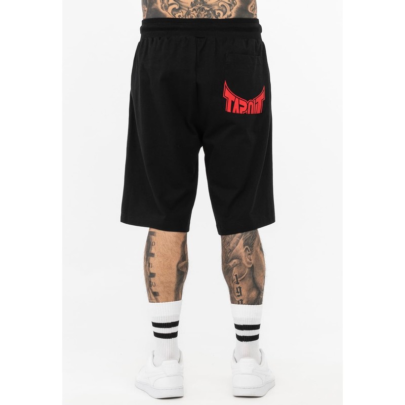 Tapout Men's Shorts, black / red, XL