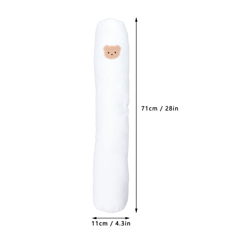 Multifunctional Baby Bolster Soft Breathable Cotton Cute Bear Pattern Infant