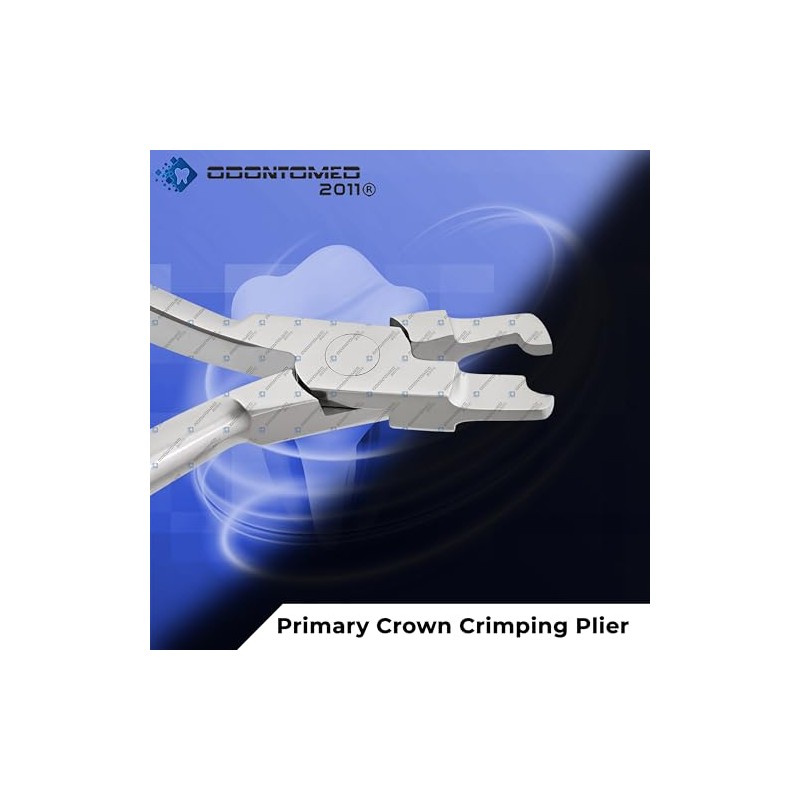 OdontoMed2011® DENTAL PLIERS 421S-PRIMARY CROWN CRIMPING. ORTHODONTIC INSTRUMENTS