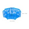 Jaula de Red de Pesca Cuadrada Plegable Azul para Camarones