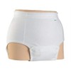 Angel Open Front Pants, White, L, Unisex, Urination Pad