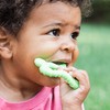 green sprouts Front & Side Teether-Green
