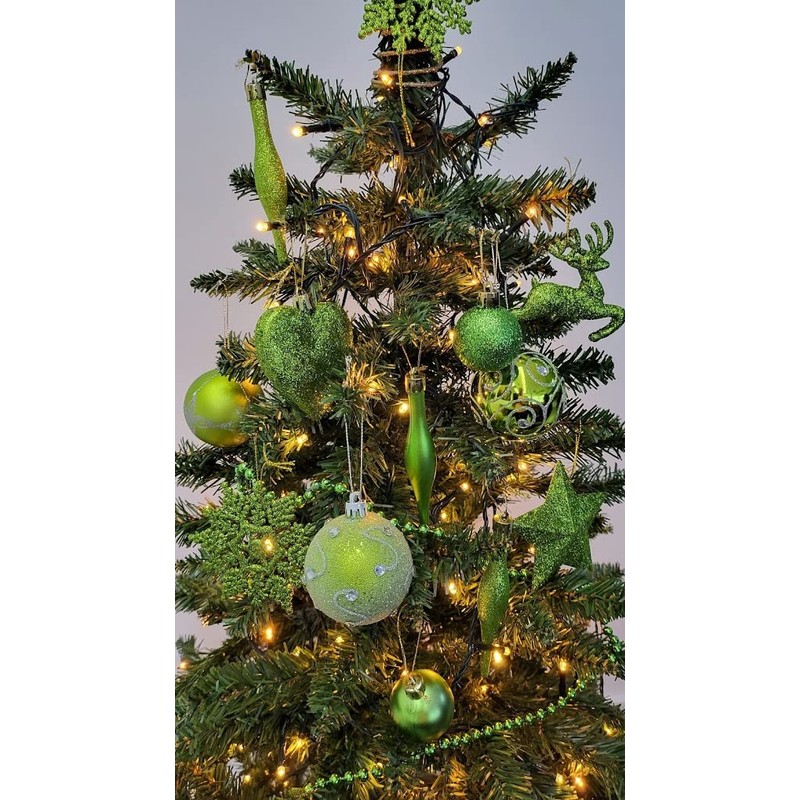 Simply Products 10 Droplet Baubles - Great Christmas Tree Decoration,