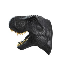 Hi-Line Gift Ltd Dinosaur Head Sculpture Black Color Wall Mounted Ornament