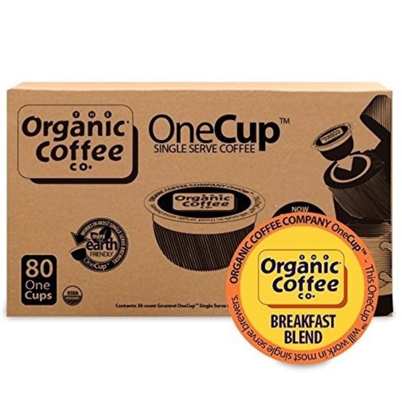 The Organic Coffee Co. Compostable Coffee Pods - Breakfast Blend