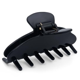 Pinzas para el cabello para mujer, pinzas grandes de acetato de 10 cm, pinza de sujeción fuerte para cabello grueso y fino, pinza de moda para recogid