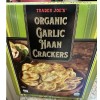 Trader Joe's 2 Pack Trader Joe's Organic Garlic Naan Crackers