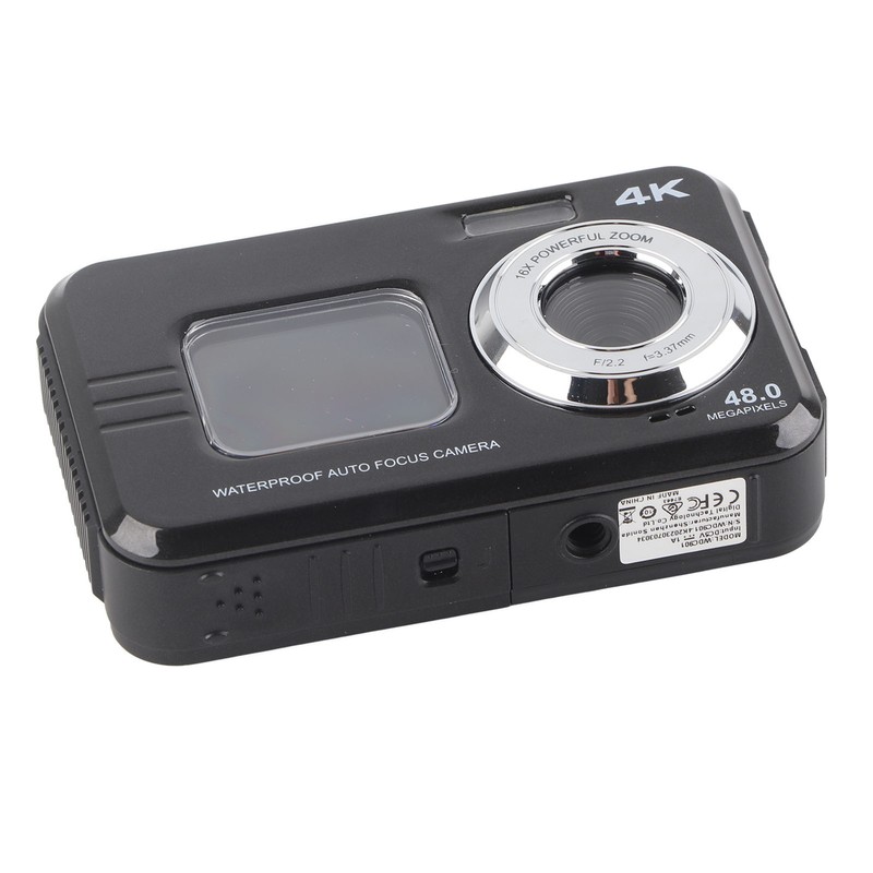 Underwater Camera 48MP 4K Video Output 16X Digital Zoom Anti