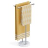 KES Free Standing Towel Rack 3X Thicker Round Marble Base