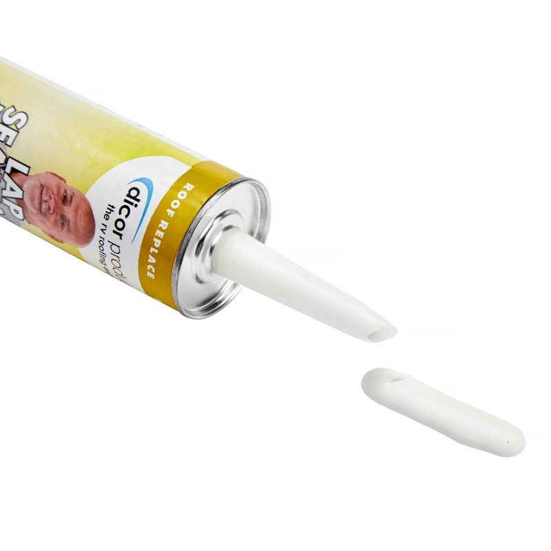 Dicor 551LSW-1 HAPS-Free NON-Leveling Lap Sealant - 10.3 Oz, White,