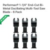 Performax 1-1/4'' End cut oscillating multi-tool saw blade 6 pack