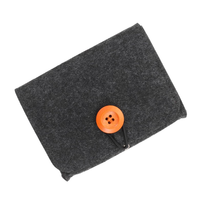 FOMIYES 2pcs Essential Oil Storage Carrying Case Felt Organizer Pouch