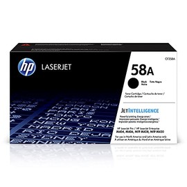 HP HP 58A Black Toner Cartridge | Works with HP LaserJet Enterprise M406 Series, HP LaserJet Enterprise MFP M430 Series, HP LaserJet Pro M404 Series, HP LaserJet Pro MFP M428 Series | CF258A