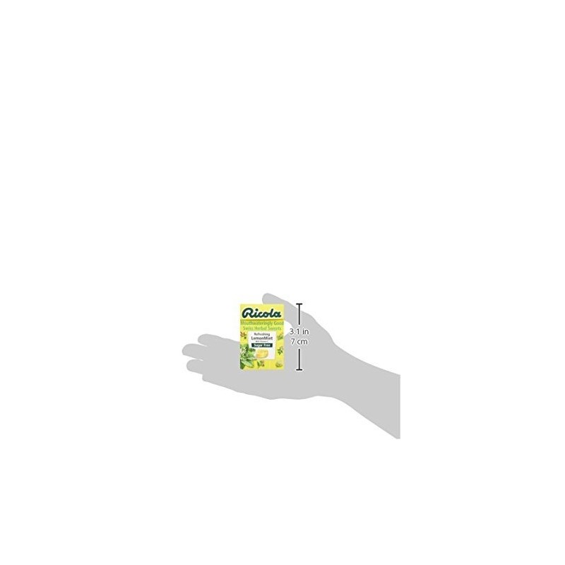 Ricola Lemon Mint Sugar Free Swiss Herb Drops 45 g
