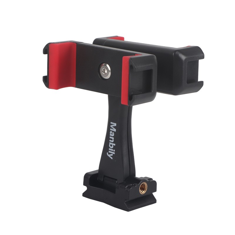 Cell Phone Double Clip Stand Mount Adjustable Tablet Hands Free