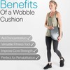 Inflatable Wobble Cushion Stability Training Air Pad Board With Pump