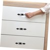 Outanaya 3sets Gold Handle Knobs European Vintage Style Wardrobe Handles