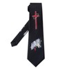 Puistr Mens Novelty Religous Necktie 3.27" (8.3CM) Christian Cross Jesus