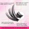 Kit De Extensiones De Pestanas 720pcs C/pegamento Capacidad