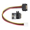 M.2 NGFF Key A A+E E to PCIE 1X Adapter