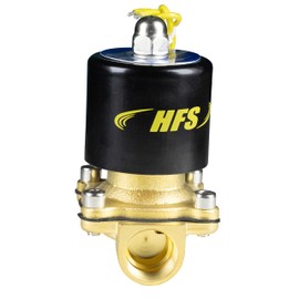HFS(R) Solenoid Valve Electric Solenoid Valve 110V AC G1/2" for Water/Air, Normally Closed for Water Supply