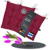 LILENO HOME Set of 2 Chair Cushions 29 Bordeaux (40