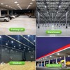 Glitgate LED Canopy Light with Motion Sensor: 100W/80W/60W Adjustable Outdoor