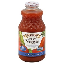 Knudsen Juice-Very Veggie/Low Salt(95% Organic), 32-Ounce (Pack of 6)