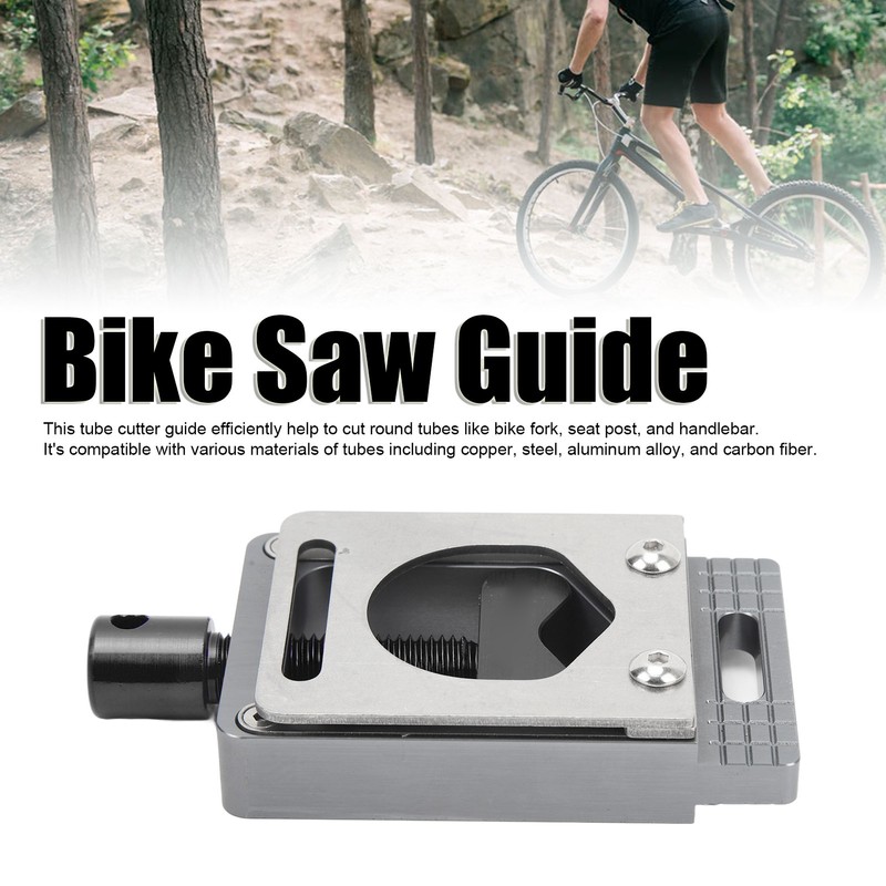 Bike Saw Guide Aluminium Alloy Bike Fork Steerer Seat Post