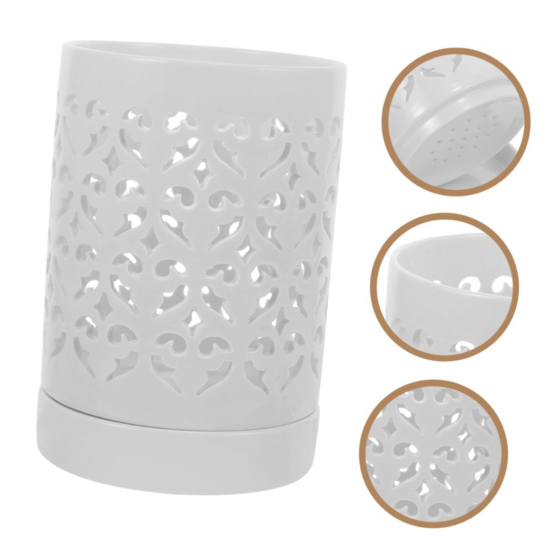 Kisangel Ceramic Orchid Pots with Drainage Holes for Flower Planter