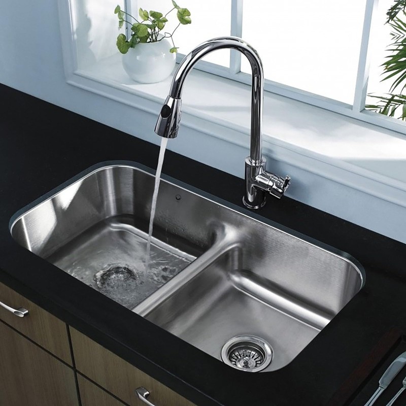 2 x Waterproof Stainless Steel Sink Drainer Plug, Durable Kitchen