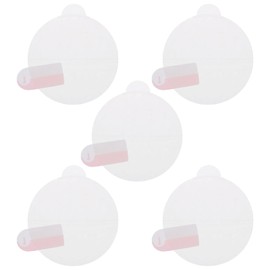 HARFINGTON 5pcs Watch Glass Screen Protectors 38mm HD High Definition Anti-Scratch Waterproof TPU Universal Round Smartwatch Screen Protective Film Protector (for Flat Screen)