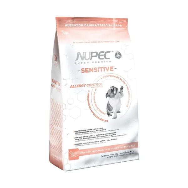 Alimento Nupec Nutrición Especializada Sensitive para perro adulto todos los