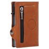 Wallet Aluminium Alloy PU Anti Lost Ultra Thin ID Credit