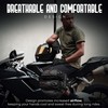 J.A.G. Leather Motorcycle Gloves for Men - Carbon Fiber Knuckle