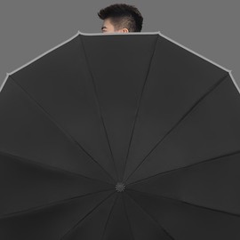 Umbrella Automatic, Compact Travel Umbrella, Rainproof Supplies for Outdoor Camping Sports, Automatic Sun Protection Tool