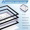 20 Pieces Magnetic Adhesive Frames 8x10 inches, Self-Adhesive Door Window