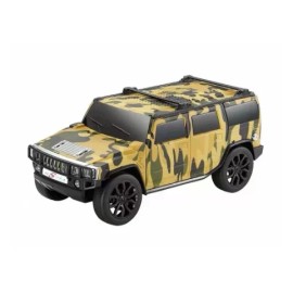 Large SUV Design Portable Wireless for Speaker LED Light WS590-Car-Speaker-Camo Camo Pattern Universal Device CompatibleMaterial: Durable ABS plastic with integrated electronic components, Feature: Car-inspired design with LED light and universal compati