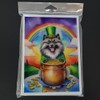 Caroline's Treasures DAC5564GCA7P Keeshond St Patrick's Day Greeting Cards Pack