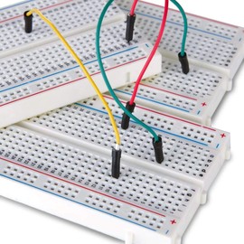 ELEGOO 3PCS 400 Points Breadboard Kit Solderless Breadboards Prototype Boards for Arduino Proto Shield Distribution Connecting Blocks