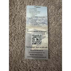 Tule Springs Fossil Beds National Monument Park Brochure Nevada New