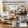 Bed Cooling Fan Under Sheets,Adjustable Bed Cooling System for Hot