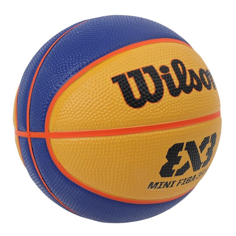 Wilson Unisex-Adult FIBA 3X3 Mini Rubber Basketball, Brown, Mini