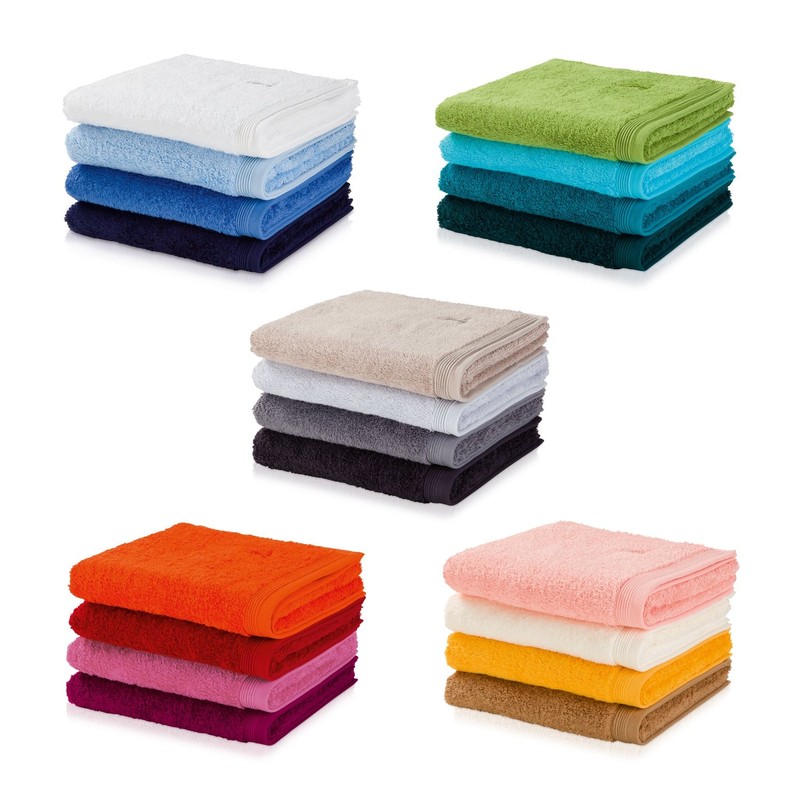 Möve Superwuschel Hand Towel, Black , 50x100 cm